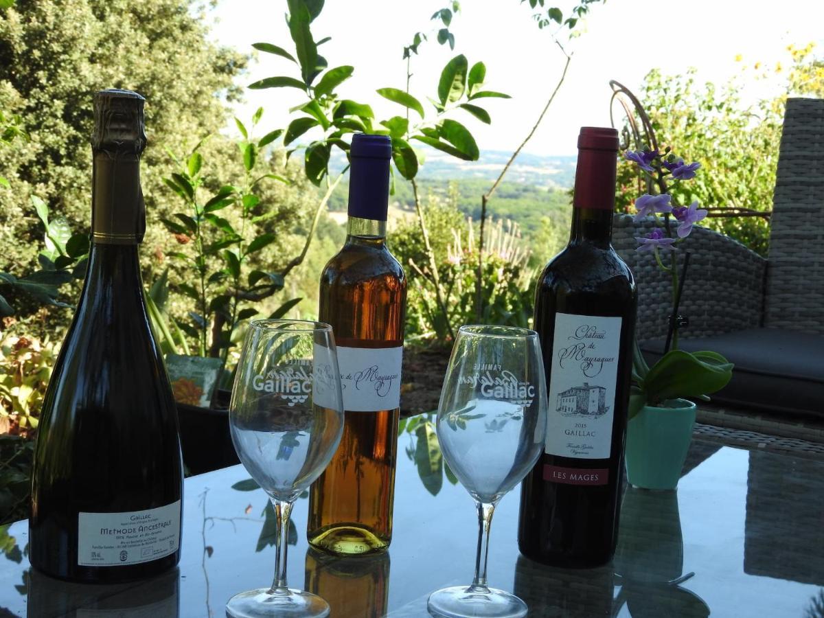 Bed and Breakfast La Dame Fines Puybegon Exterior foto